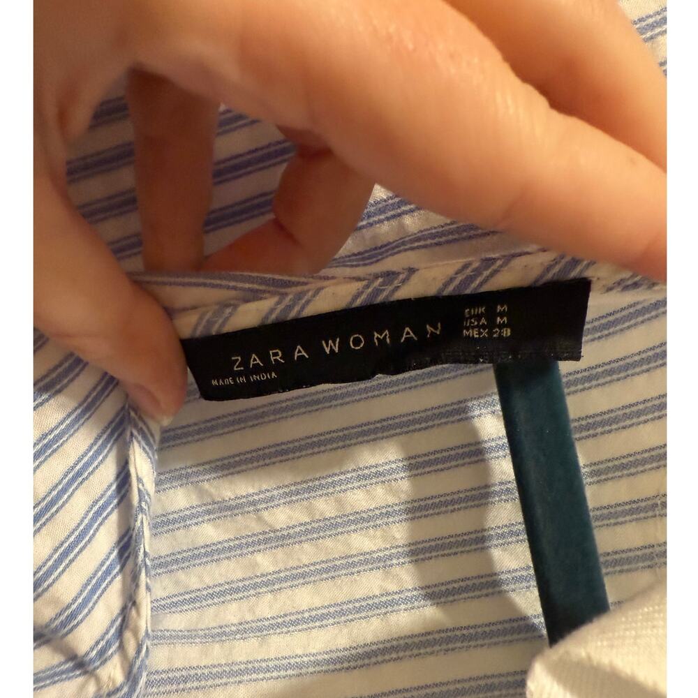 Zara Women's Pinstripe Top - Picture 5 of 10